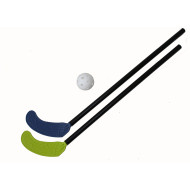 Florbola nūju komplekts: 650 mm 2 nūjas + bumbiņa