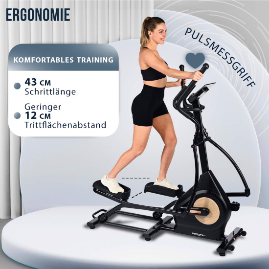 CHRISTOPEIT SPORT Fit Wheel Pro eliptiskais trenažieris