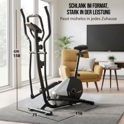 CHRISTOPEIT SPORT Eliptiskais trenažieris CT6 2 in 1