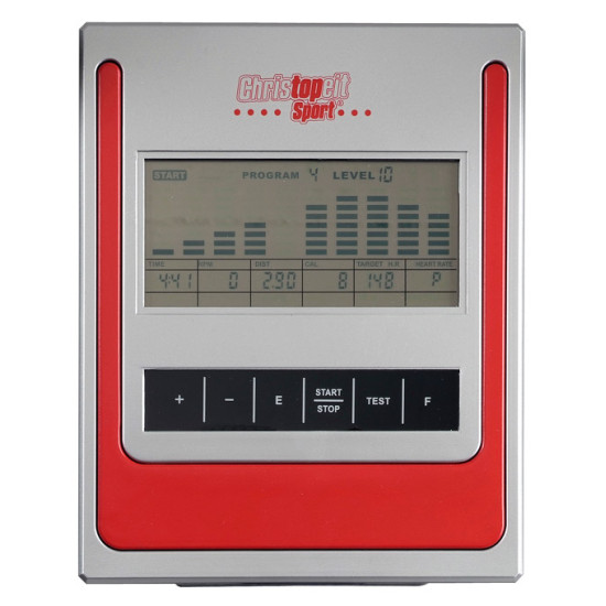 CHRISTOPEIT SPORT velotrenažieris AL2 ergo silver, TouchScreen, 9kg/ 150kg