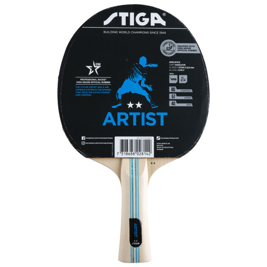 STIGA Artist WRB 2* (concave) galda tenisa rakete