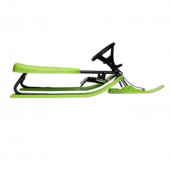 Stūrējamās ragavas Iconic Graphite zaļas