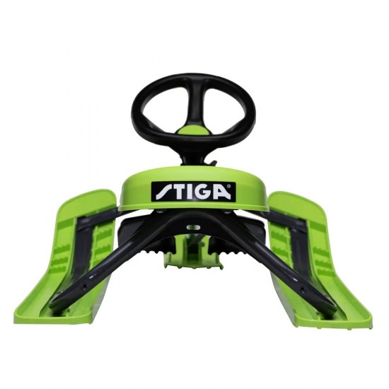 Stūrējamās ragavas Iconic Graphite zaļas