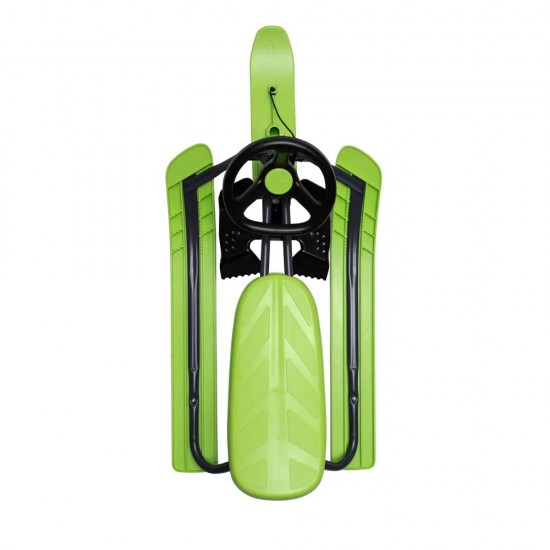 Stūrējamās ragavas Iconic Graphite zaļas