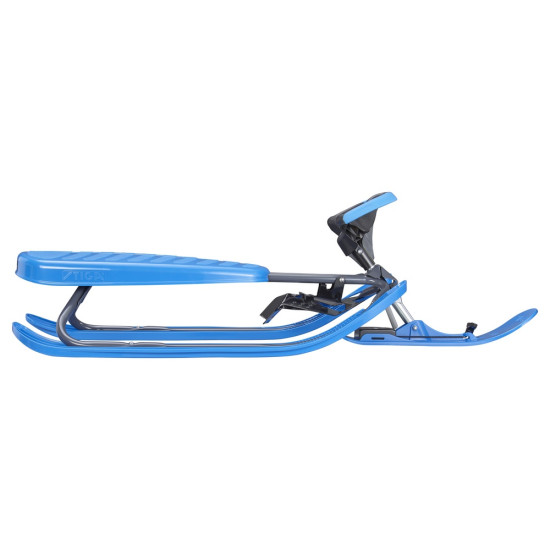 STIGA stūrējamās ragavas Snowracer Curve pelēkas/zilas