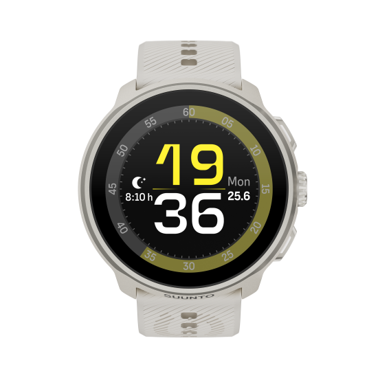 SUUNTO RUN FROST GRAY silicone strap sporta pulkstenis,