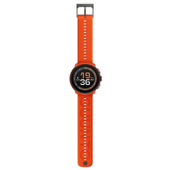 SUUNTO RUN CORAL ORANGE silicone strap sporta pulkstenis