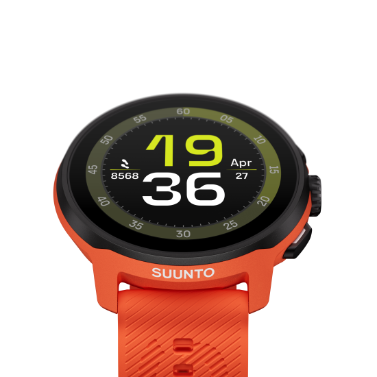 SUUNTO RUN CORAL ORANGE silicone strap sporta pulkstenis
