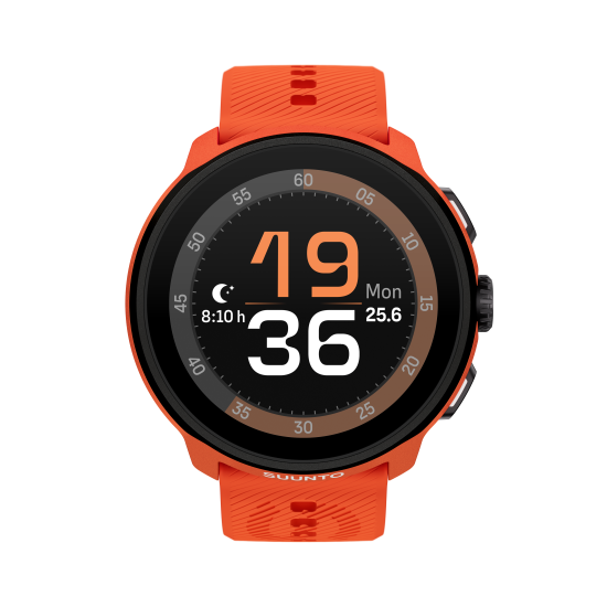 SUUNTO RUN CORAL ORANGE silicone strap sporta pulkstenis