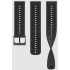 SUUNTO 22 ATH6 SILICONE STRAP ALL BLACK S+M