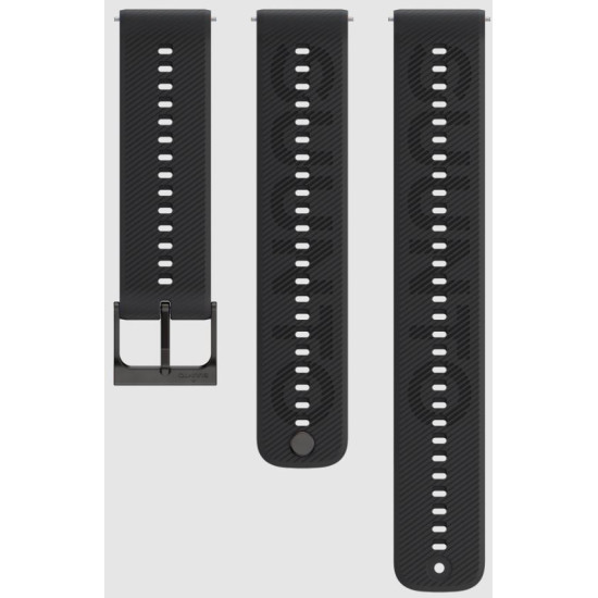 SUUNTO 22 ATH6 SILICONE STRAP ALL BLACK S+M