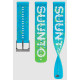 SUUNTO 22 ATH6 SILICONE STRAP POWER BLUE S+M