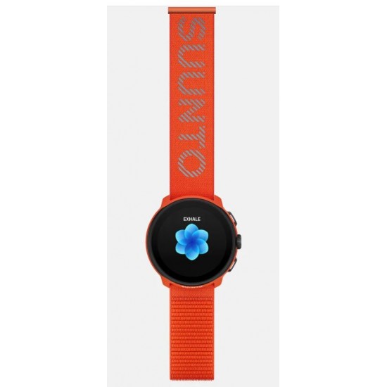 SUUNTO 22 ATH7 LOOP TEXTILE STRAP CORAL ORANGE S+M