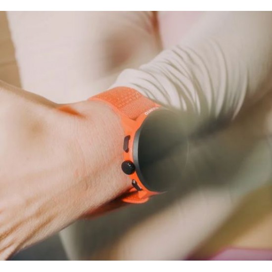 SUUNTO 22 ATH7 LOOP TEXTILE STRAP CORAL ORANGE S+M