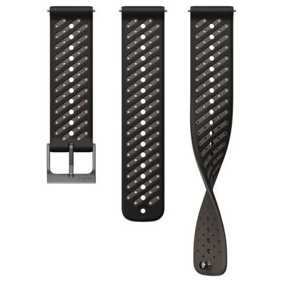 SUUNTO 22 ATH8 SILICONE STRAP BLACK S+M