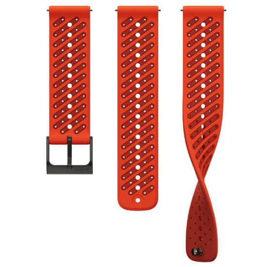 SUUNTO 22 ATH8 SILICONE STRAP CORAL ORANGE S+M