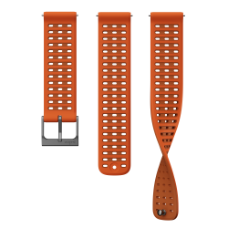 22 ATH9 SILICONE STRAP CANYON ORANGE S+M