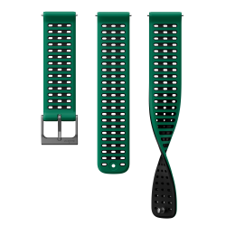 22 ATH9 SILICONE STRAP PINE GREEN S+M