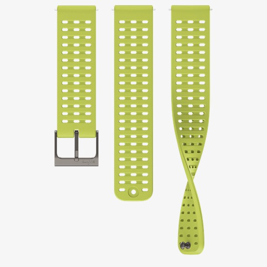 SUUNTO 22 ATH2 SILICONE STRAP LIME S+M