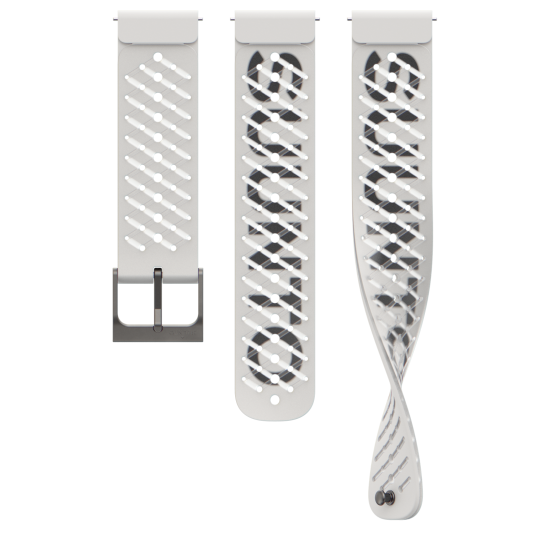 SUUNTO 22 ATH5 SILICONE STRAP PEARL WHITE S+M
