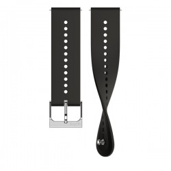 22MM URBAN 7 SILICONE STRAP BLACK SIZE S