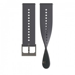 22MM URBAN 7 SILICONE STRAP DARK HEATHER SIZE S