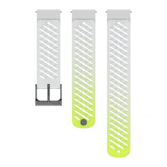 SUUNTO 22 ATH5 SILICONE STRAP CANARY WHITE S + M