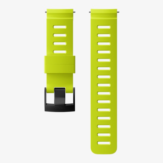 SUUNTO 24MM DIVE 1 SILICONE STRAP LIME/BLACK M