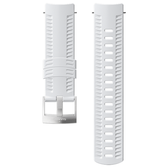 SUUNTO 24 MM ATHLETIC 1 SILICONE WHITE STEEL STRAP M