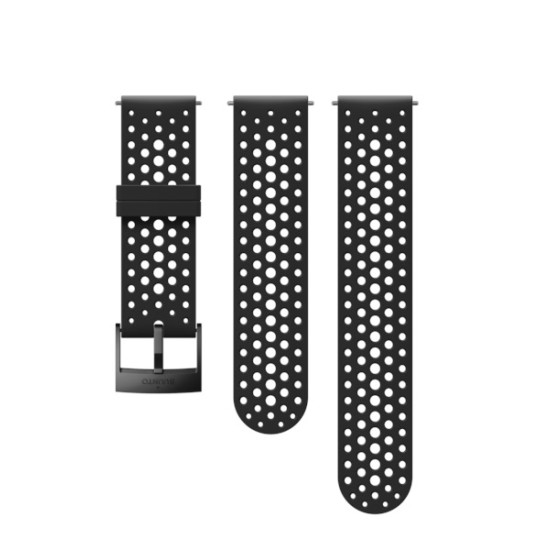 SUUNTO 24 ATH1 SILICONE STRAP BLACK/BLACK S+M