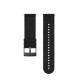 SUUNTO 24 URB5 MICRFIBER STRAP BLACK/BLACK M