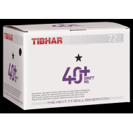 TIBHAR galda tenisa bumbiņas 40+ SYNTT * baltas 72 gb./iep.