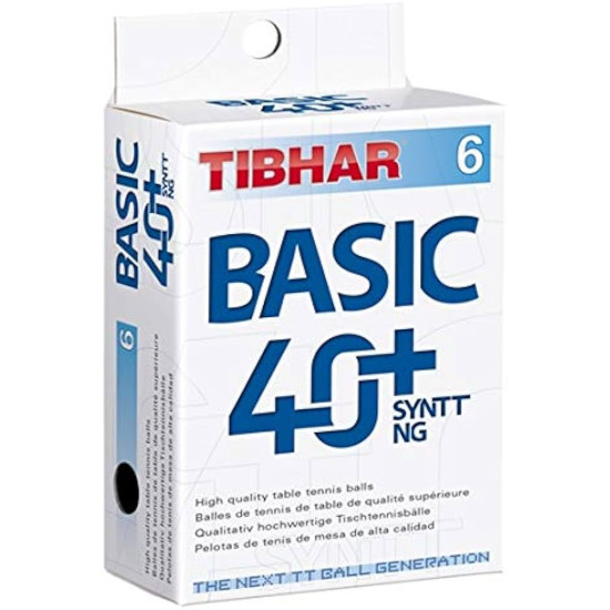 TIBHAR galda tenisa bumbiņas TIBHAR Basic 40+