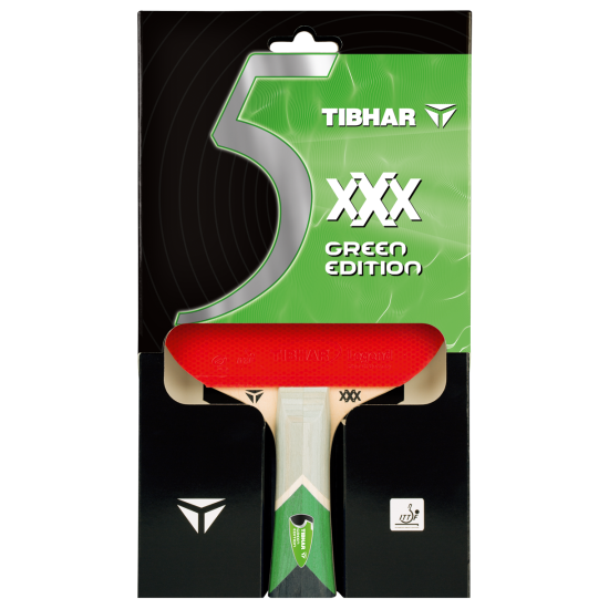 TIBHAR galda tenisa rakete GREEN EDITION S5 ITTF