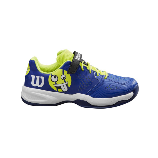 WILSON TENISA APAVI BĒRNU KAOS EMO Bluing/Safety Yellow WRS331820