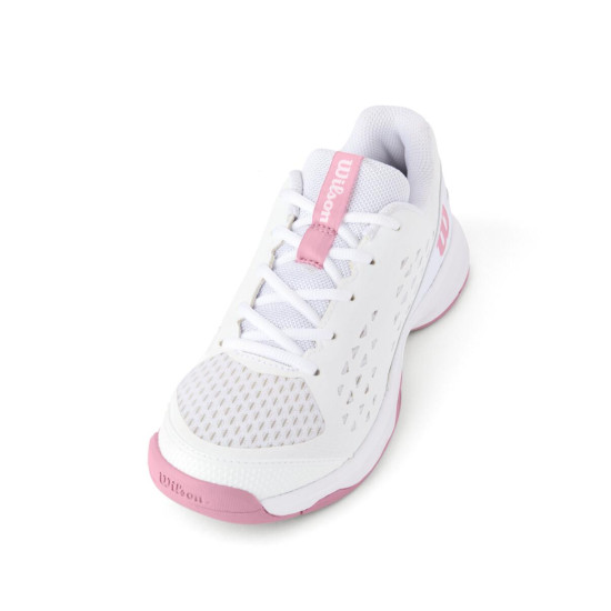 WILSON TENISA APAVI JUNIORU RUSH PRO JR L Wh/Wh/Mauve WRS335290