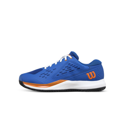 WILSON TENISA APAVI JUNIORU RUSH PRO ACE JR Déjà Vu Blue/Orange Tiger/White WRS337590
