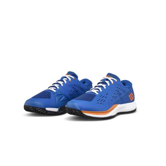 WILSON TENISA APAVI JUNIORU RUSH PRO ACE JR Déjà Vu Blue/Orange Tiger/White WRS337590