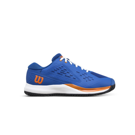 WILSON TENISA APAVI JUNIORU RUSH PRO ACE JR Déjà Vu Blue/Orange Tiger/White WRS337590