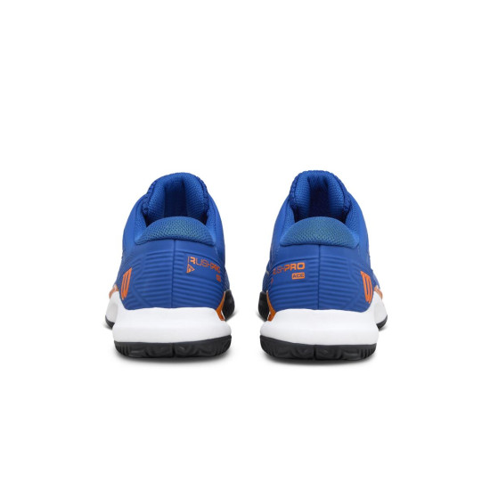 WILSON TENISA APAVI JUNIORU RUSH PRO ACE JR Déjà Vu Blue/Orange Tiger/White WRS337590