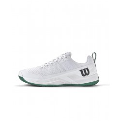 WILSON TENISA APAVI VĪRIEŠU RUSH PRO 4.5 White/White/Aventurine