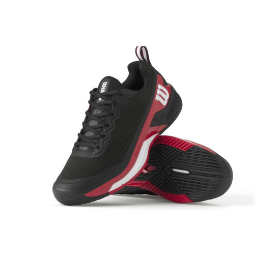 WILSON TENISA APAVI VĪRIEŠU RUSH PRO 4.5 Black/Infrared/White WRS334330