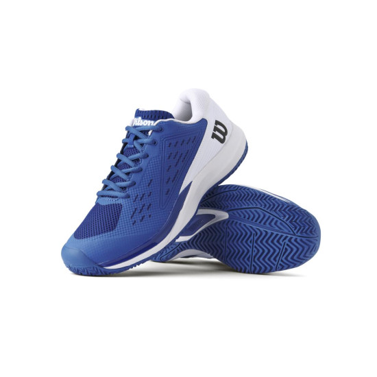 WILSON TENISA APAVI VĪRIEŠU RUSH PRO ACE Deja Vu Blue / White / Black WRS335360