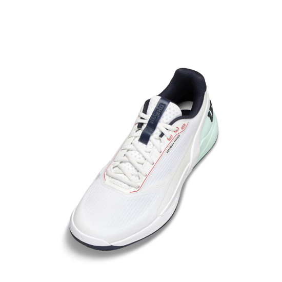 WILSON TENISA APAVI VĪRIEŠU RUSH PRO 5 White / Bay / Fiery Coral WRS338500