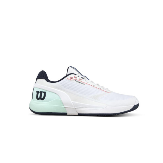 WILSON TENISA APAVI VĪRIEŠU RUSH PRO 5 White / Bay / Fiery Coral WRS338500