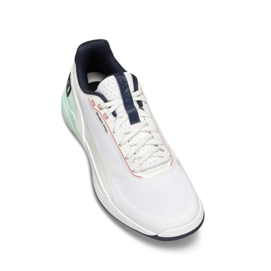 WILSON TENISA APAVI VĪRIEŠU RUSH PRO 5 White / Bay / Fiery Coral WRS338500