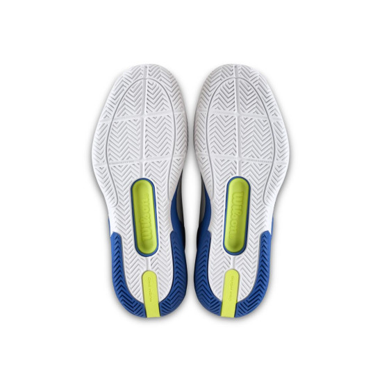WILSON TENISA APAVI VĪRIEŠU RUSH PRO 5 White / Deja Vu Blue / Safety Yellow WRS338520
