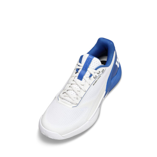 WILSON TENISA APAVI VĪRIEŠU RUSH PRO 5 White / Deja Vu Blue / Safety Yellow WRS338520