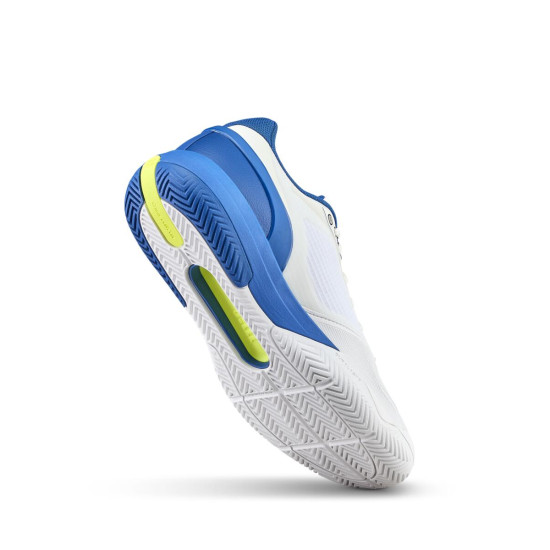 WILSON TENISA APAVI VĪRIEŠU RUSH PRO 5 White / Deja Vu Blue / Safety Yellow WRS338520
