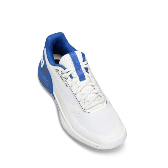 WILSON TENISA APAVI VĪRIEŠU RUSH PRO 5 White / Deja Vu Blue / Safety Yellow WRS338520